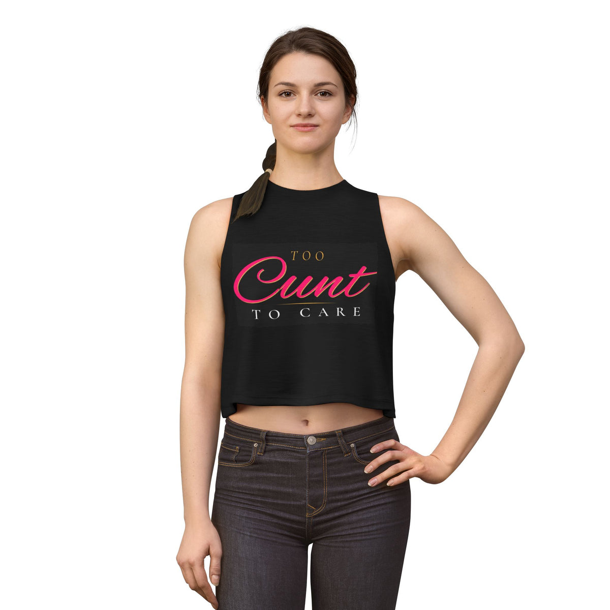 Cunt™ Women's Crop Top - Black