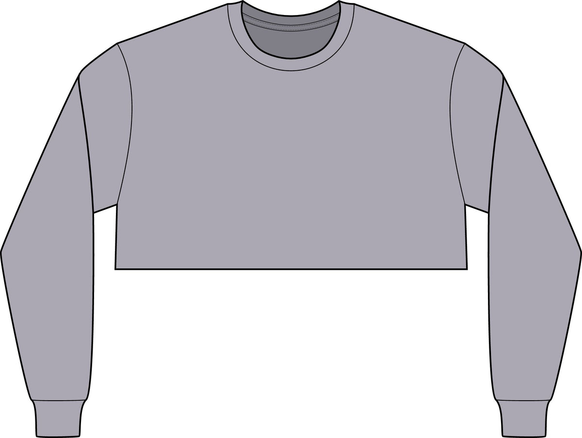 CUNT™ Women's Cropped Fleece Sweatshirt | Signature Script Crewneck