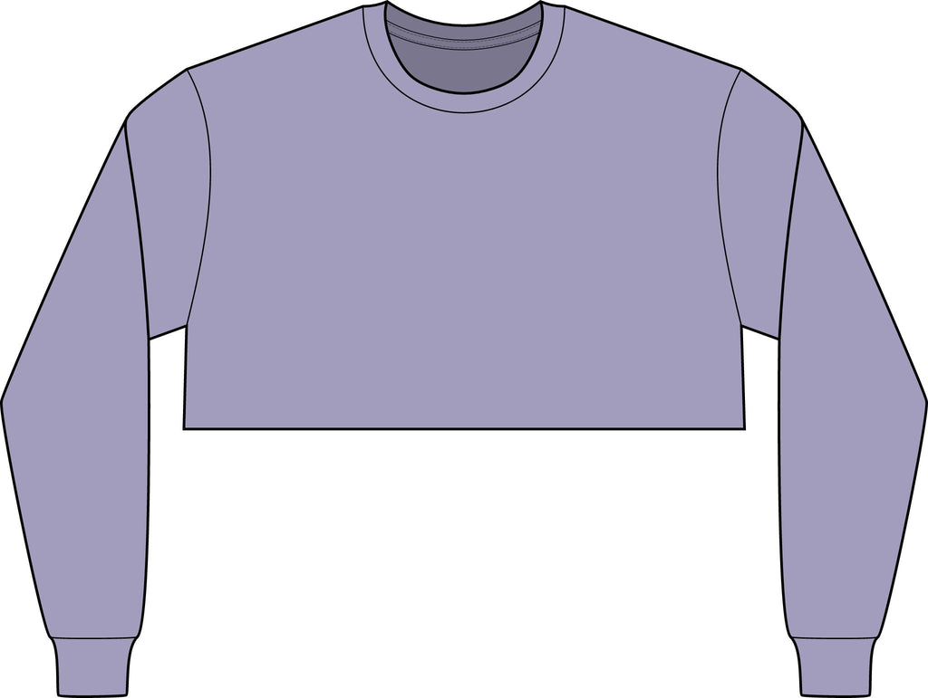 CUNT™ Women's Cropped Fleece Sweatshirt | Signature Script Crewneck