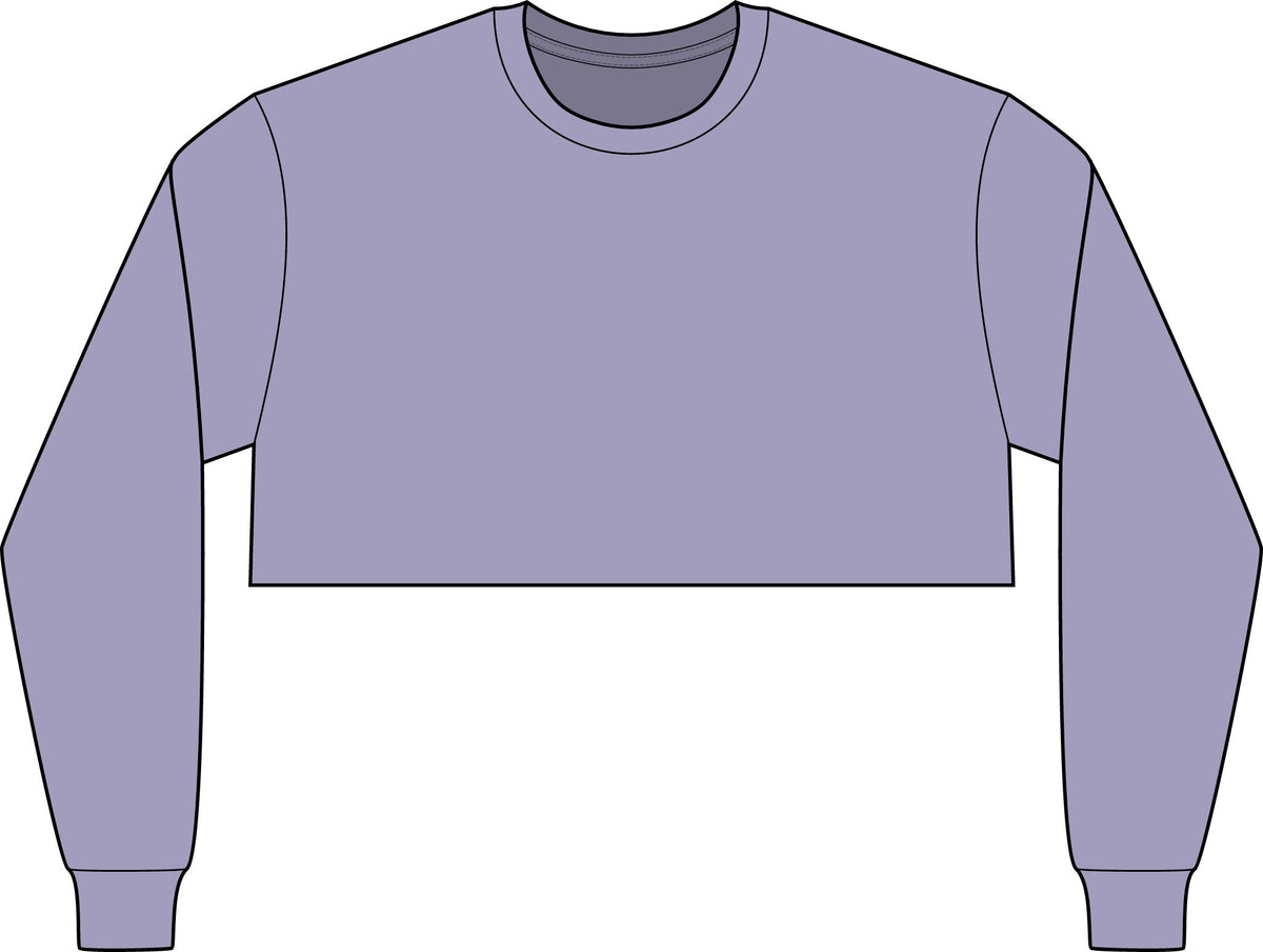 CUNT™ Women's Cropped Fleece Sweatshirt | Signature Script Crewneck