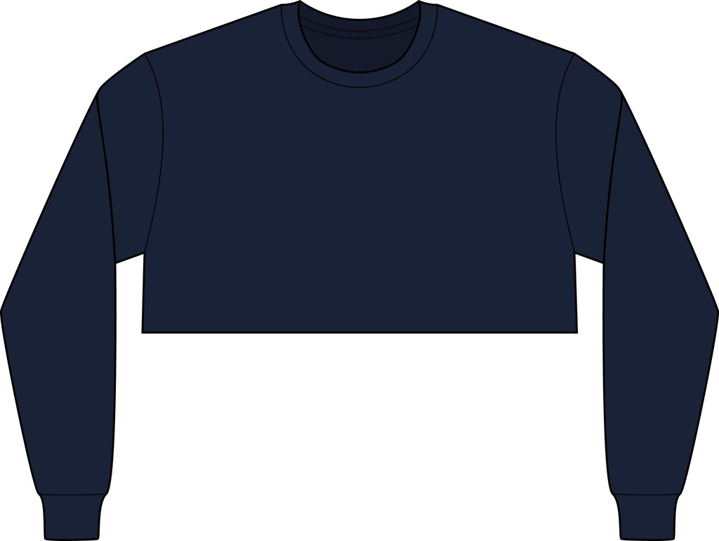CUNT™ Women's Cropped Fleece Sweatshirt | Signature Script Crewneck