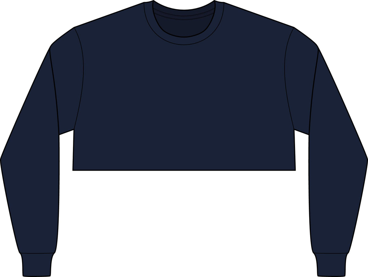 CUNT™ Women's Cropped Fleece Sweatshirt | Signature Script Crewneck