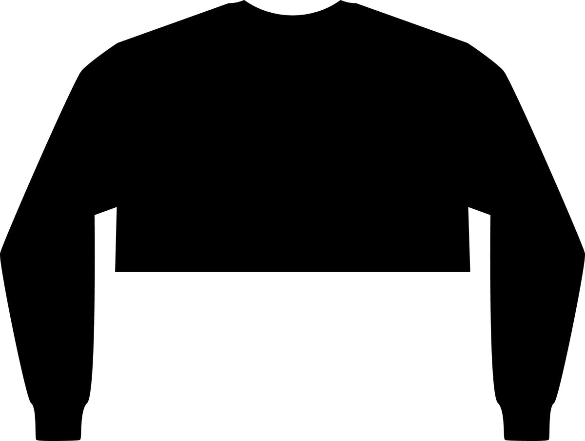 CUNT™ Women's Cropped Fleece Sweatshirt | Signature Script Crewneck