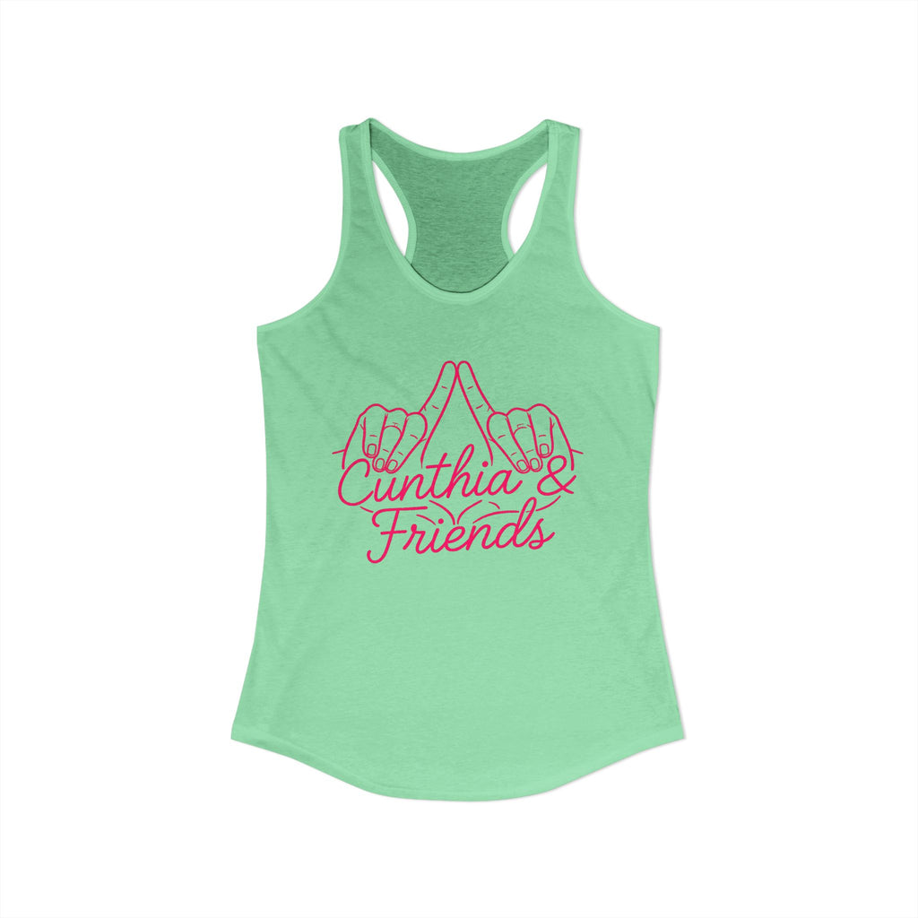 Cunthia & Friends™ Women's Racerback Tank | Signature Logo Tank Top