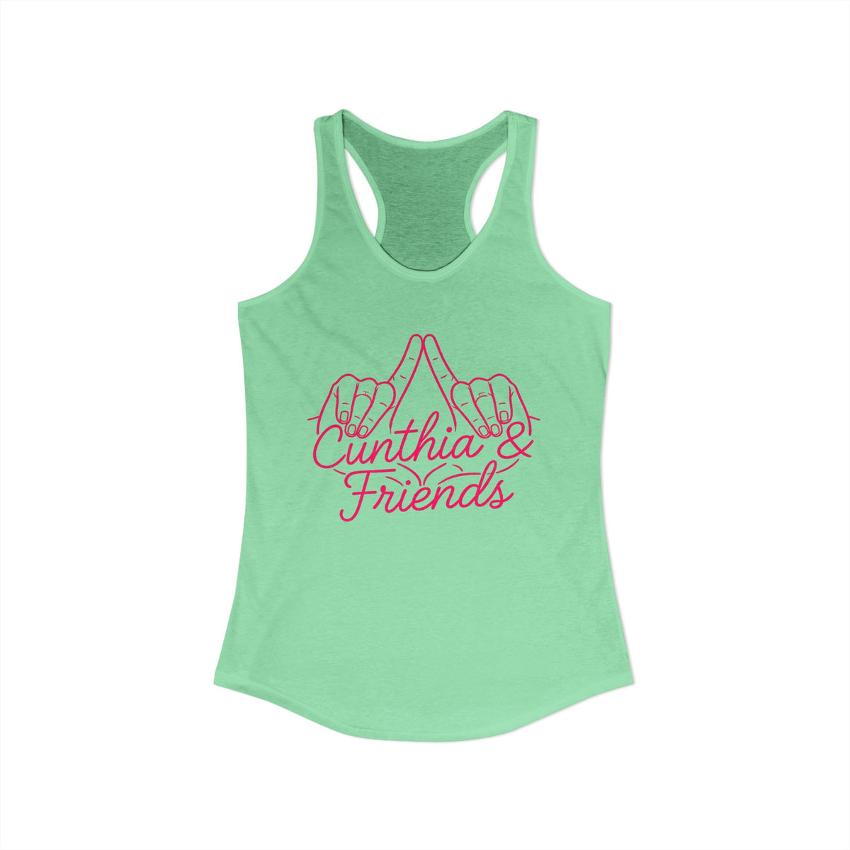Cunthia & Friends™ Women's Racerback Tank | Signature Logo Tank Top