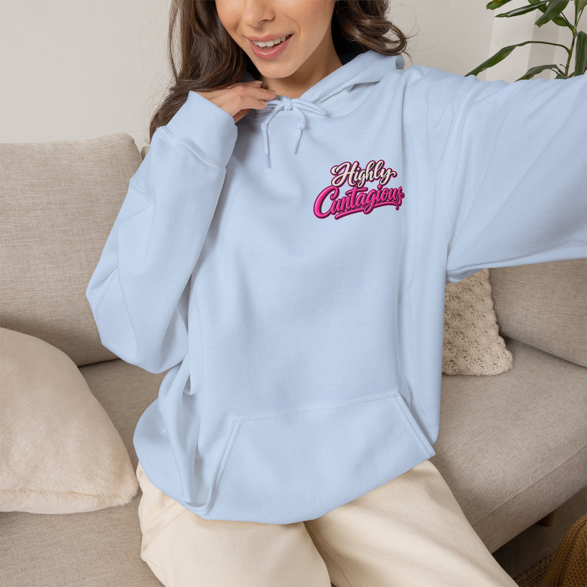 Highly Cuntagious Unisex Hoodie | Cunthia & Friends