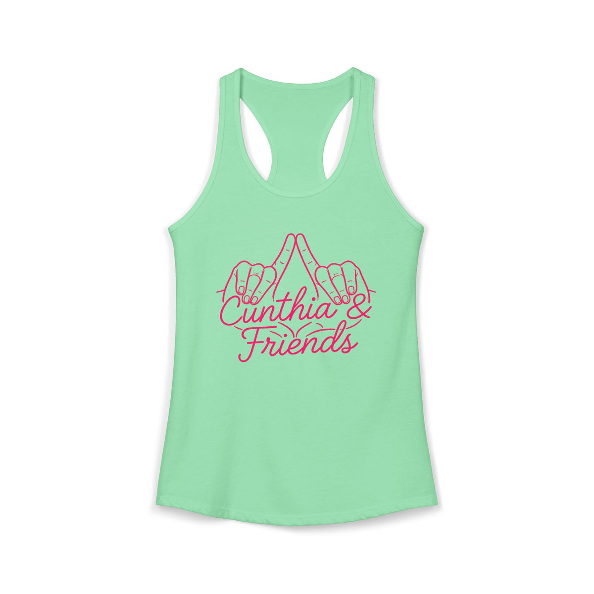 Cunthia & Friends™ Women's Racerback Tank | Signature Logo Tank Top