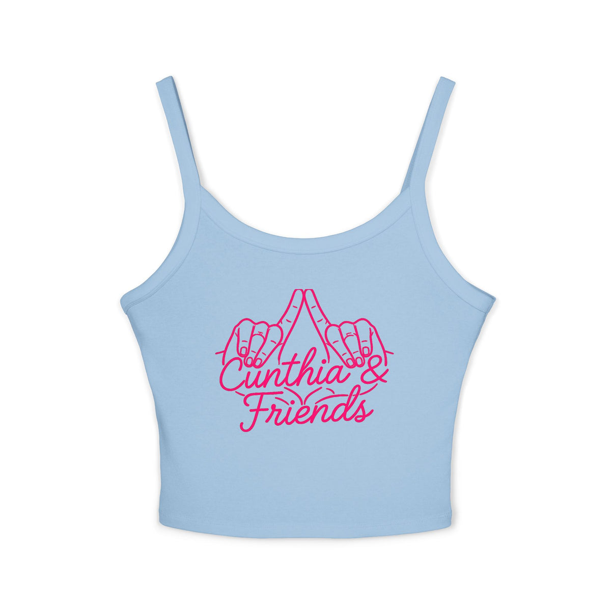 Cunthia & Friends™ Women's Crop Tank | Signature Logo Crop Top