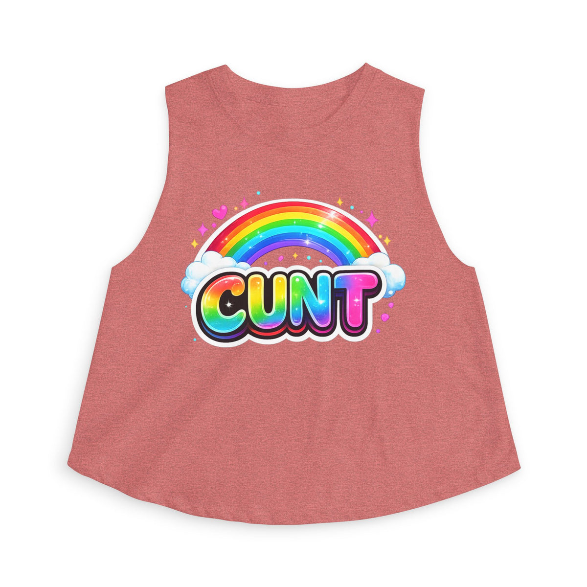CUNT Pride Crop Tank | Soft Women's Crop Top