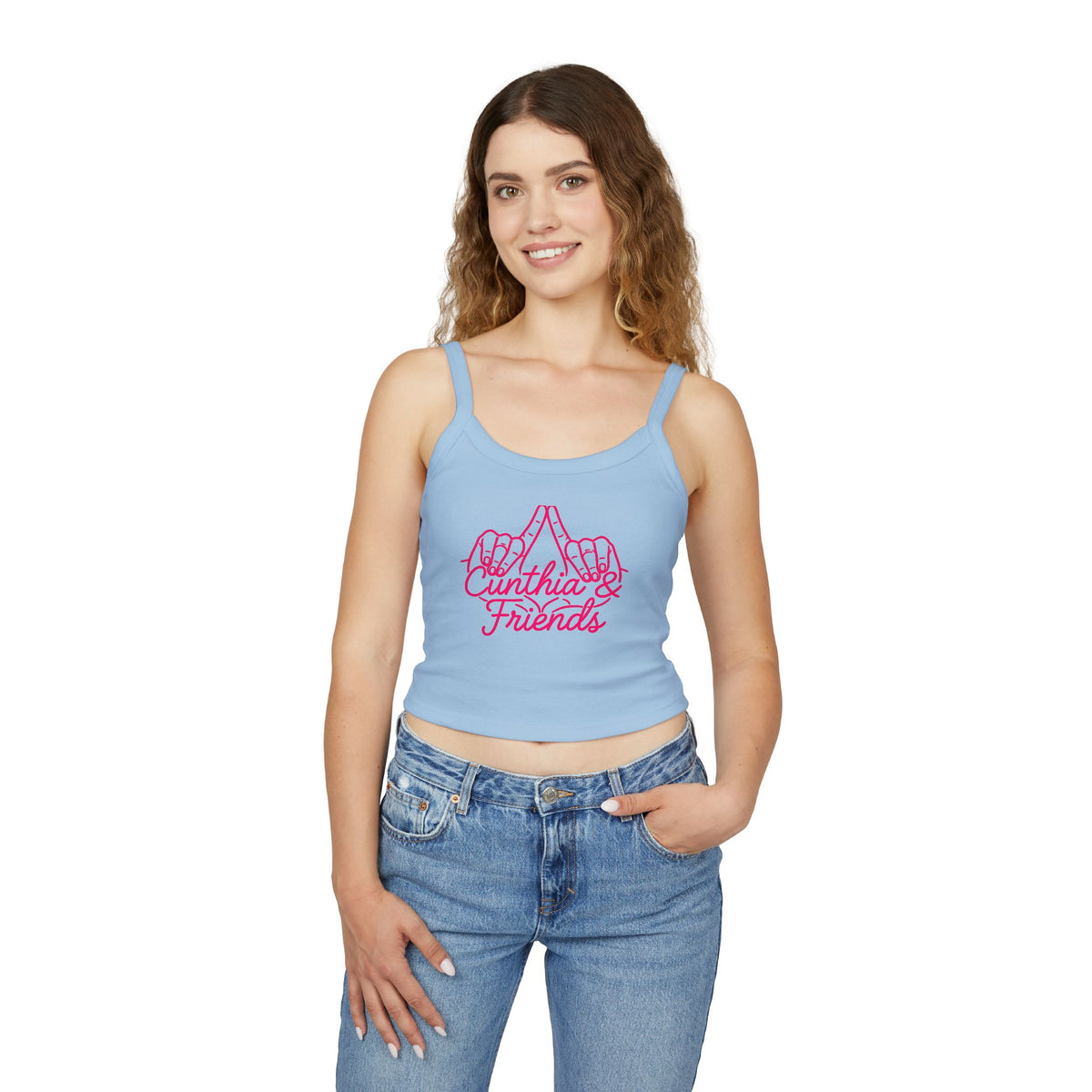 Cunthia & Friends™ Women's Crop Tank | Signature Logo Crop Top