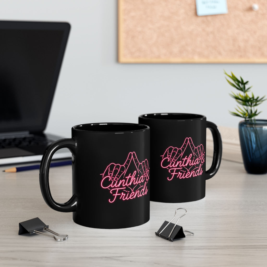 Cunthia & Friends™ Neon Script Mug