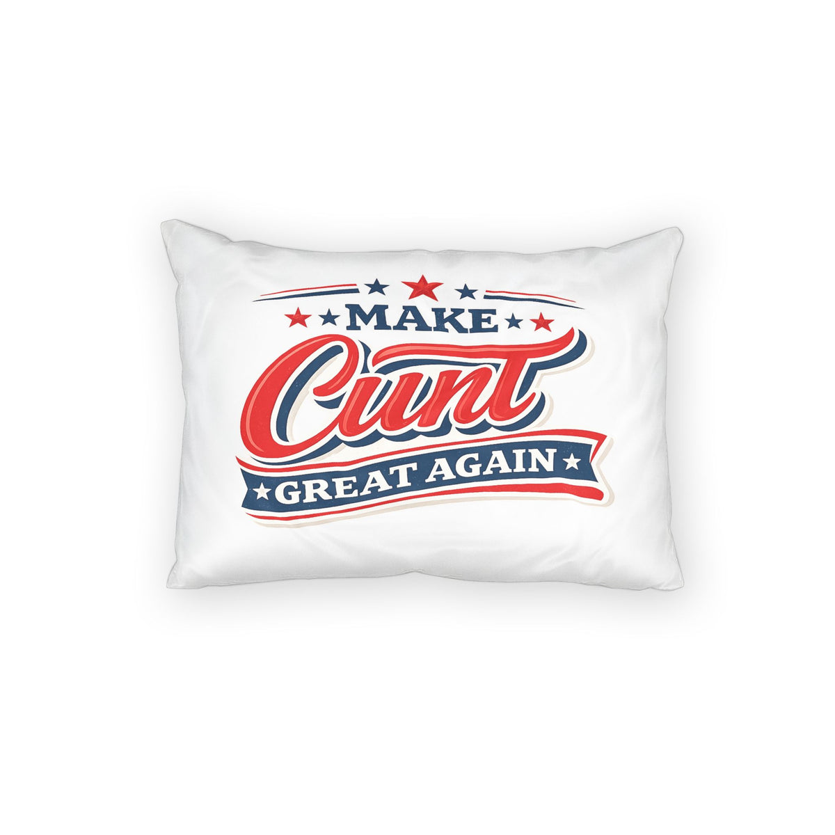 Make Cunt Great Again™ Cotton Pillow Sham | 26" × 20" | SHAM ONLY