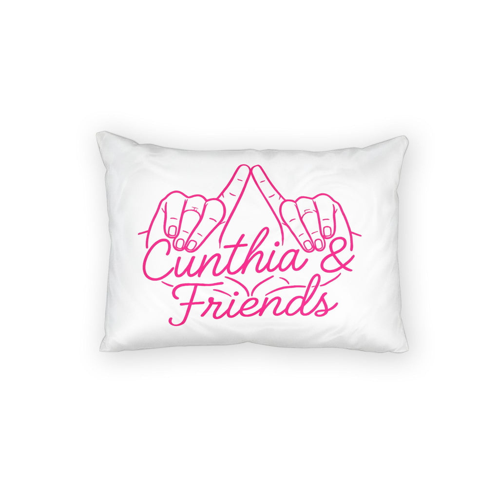Cunthia & Friends™ Cotton Pillow Sham | 26" × 20" | SHAM ONLY
