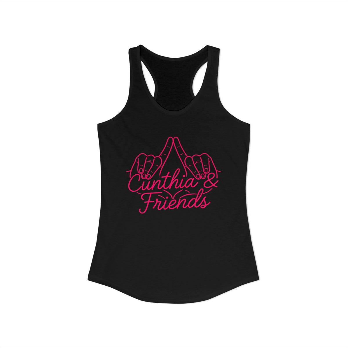 Cunthia & Friends™ Women's Racerback Tank | Signature Logo Tank Top
