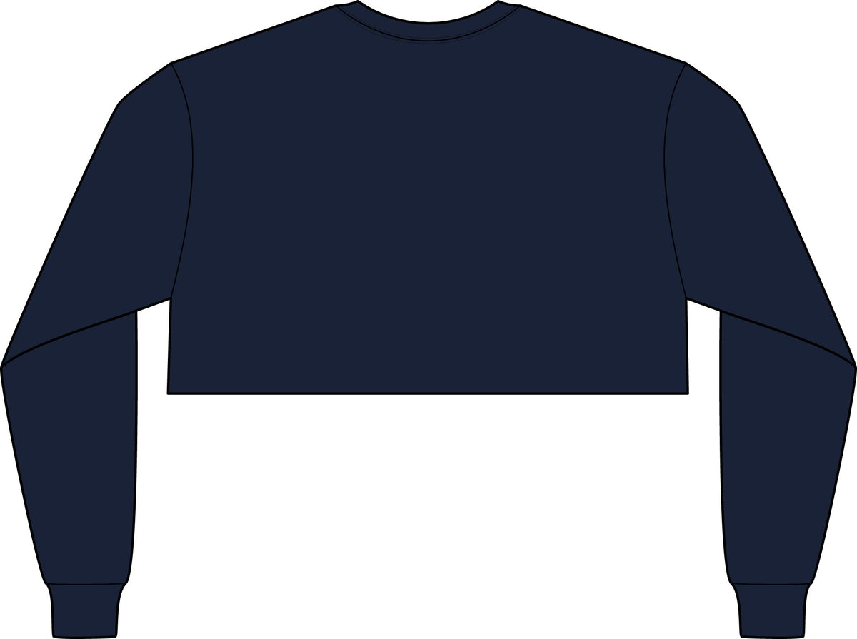 CUNT™ Women's Cropped Fleece Sweatshirt | Signature Script Crewneck