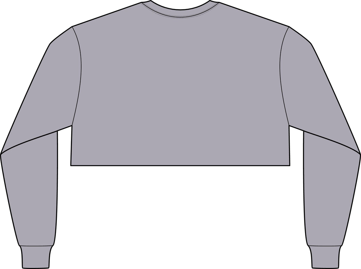 CUNT™ Women's Cropped Fleece Sweatshirt | Signature Script Crewneck