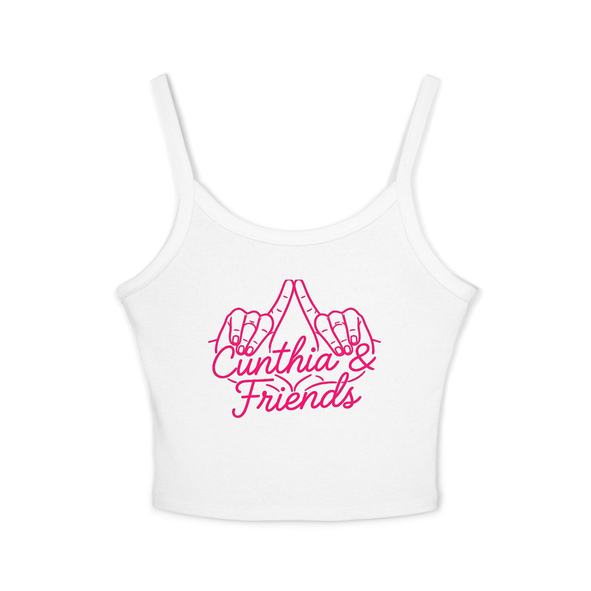 Cunthia & Friends™ Women's Crop Tank | Signature Logo Crop Top