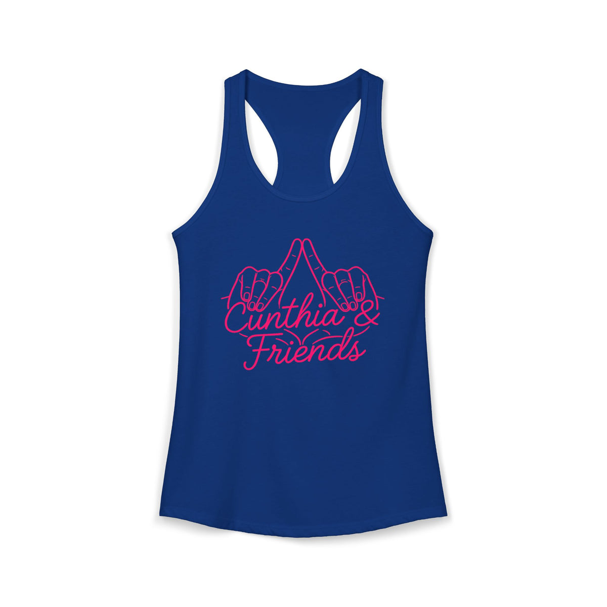 Cunthia & Friends™ Women's Racerback Tank | Signature Logo Tank Top