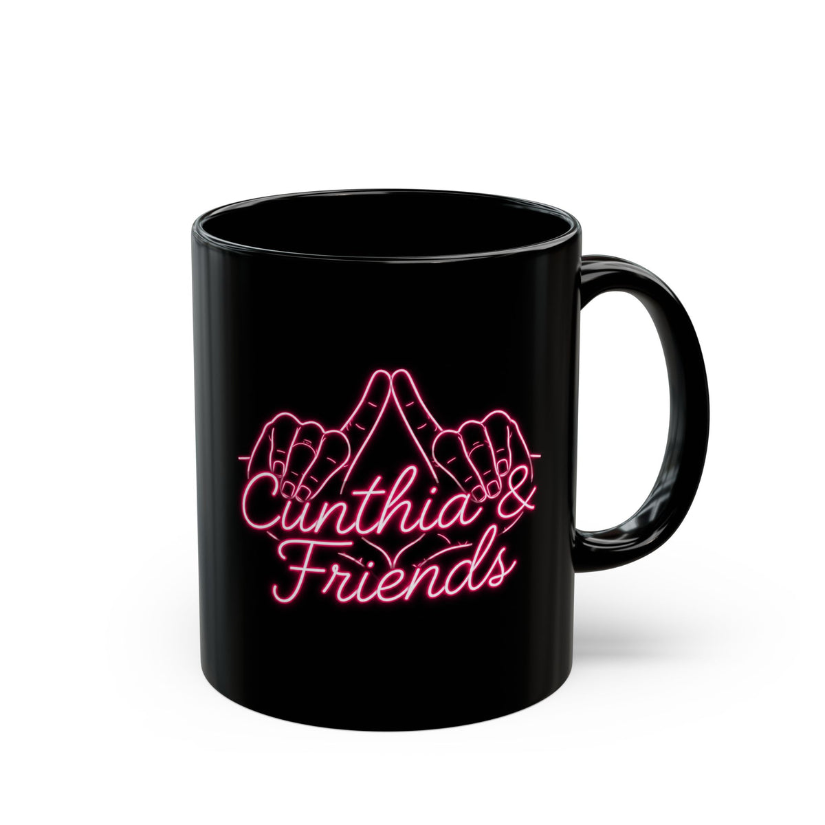 Cunthia & Friends™ Neon Script Mug