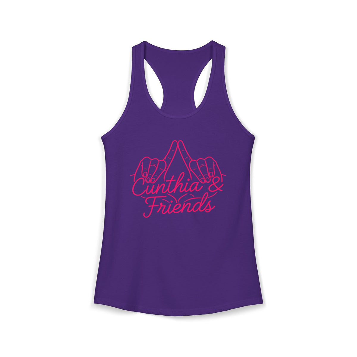 Cunthia & Friends™ Women's Racerback Tank | Signature Logo Tank Top