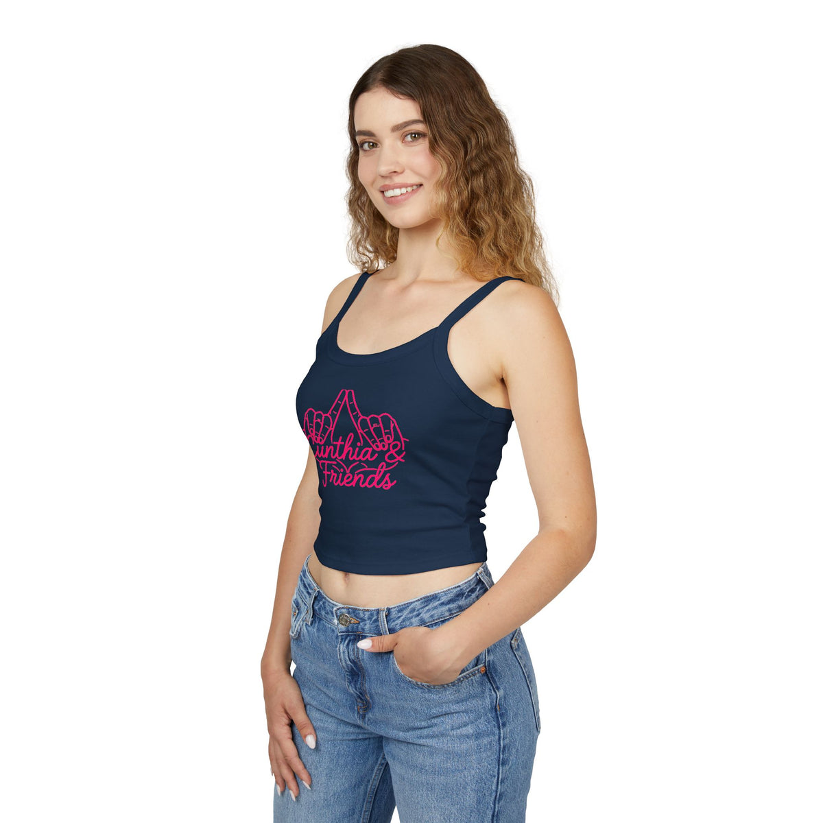 Cunthia & Friends™ Women's Crop Tank | Signature Logo Crop Top