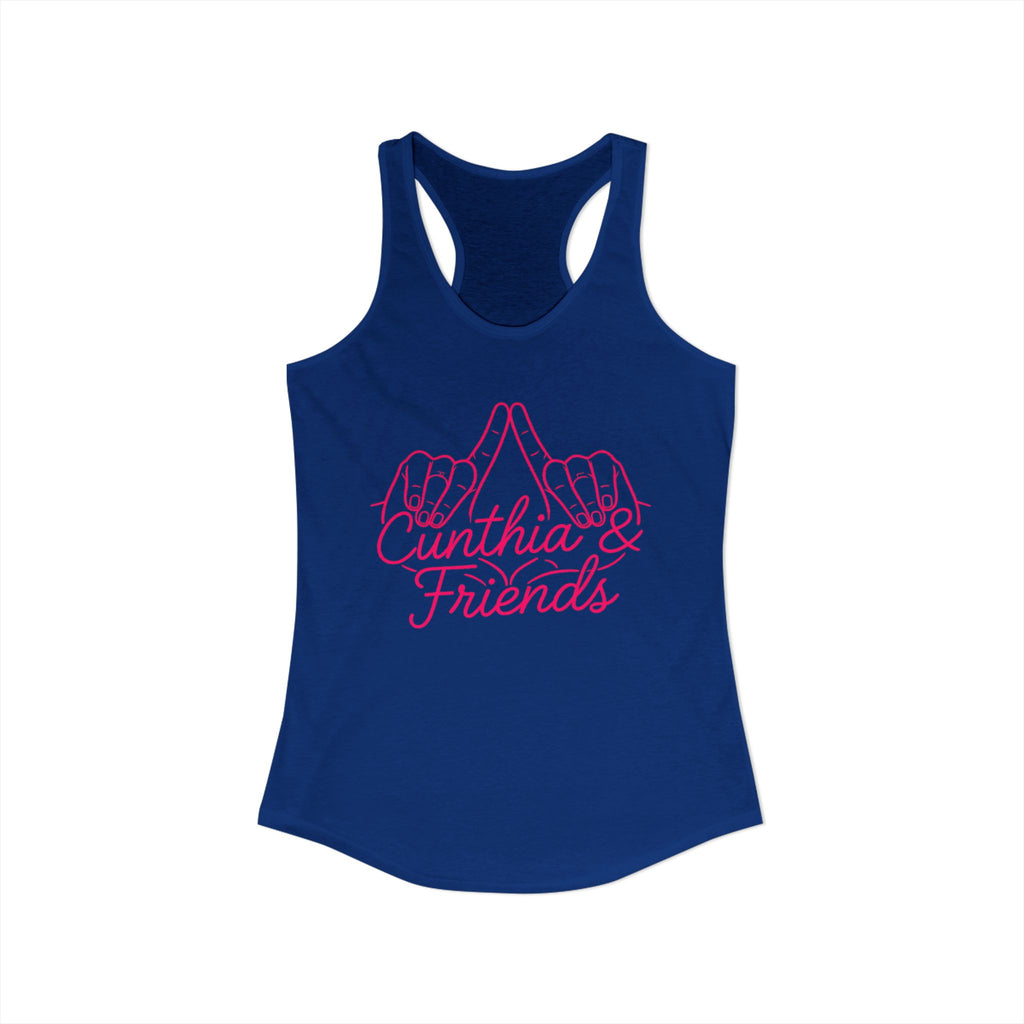 Cunthia & Friends™ Women's Racerback Tank | Signature Logo Tank Top