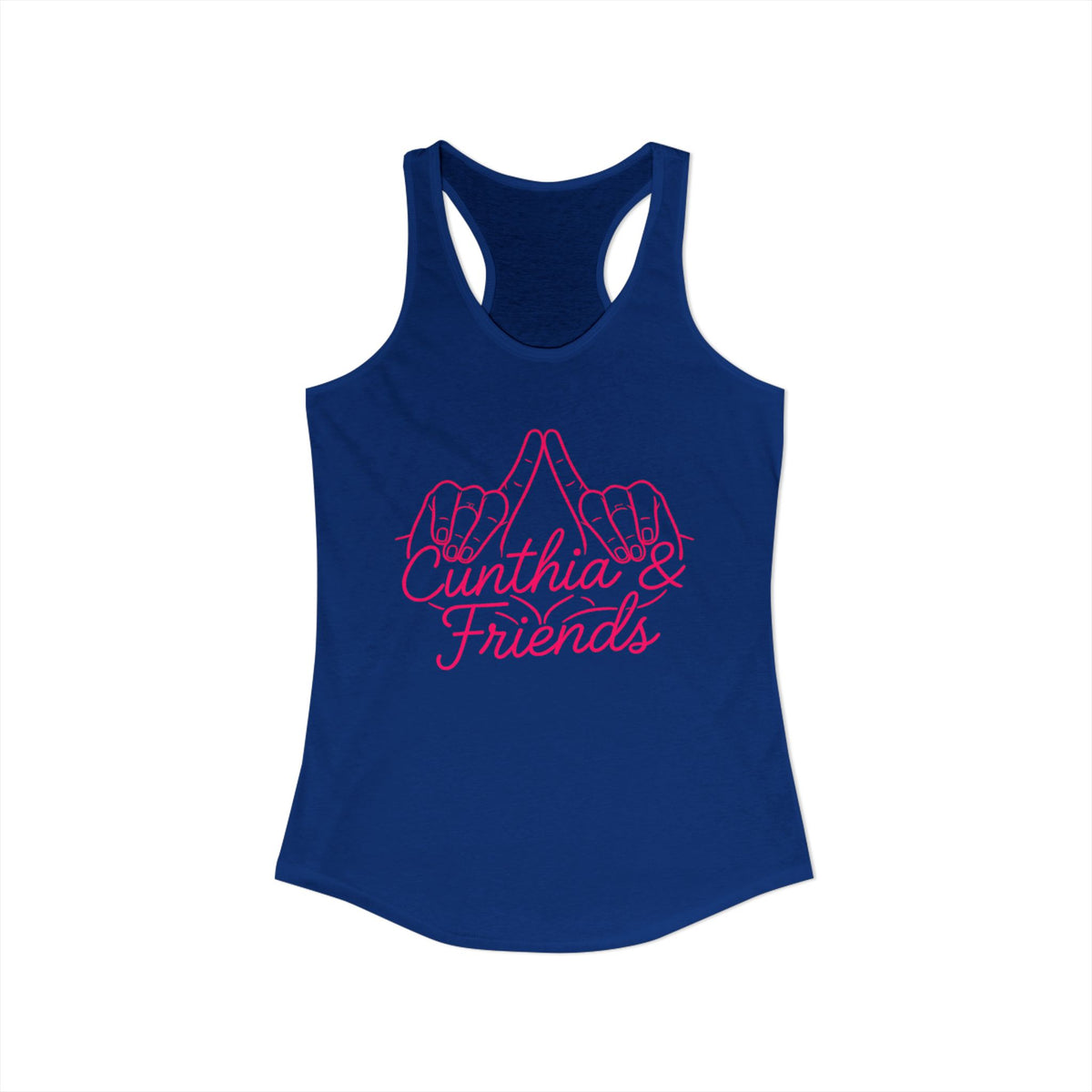 Cunthia & Friends™ Women's Racerback Tank | Signature Logo Tank Top