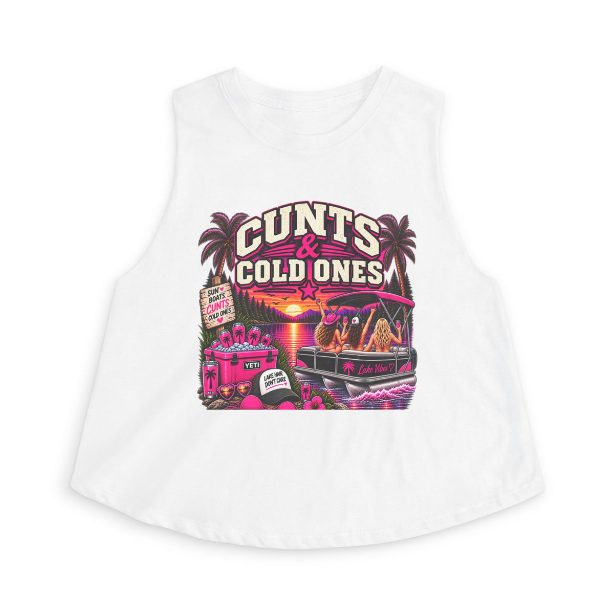 Cunts & Cold Ones™ Women’s Crop Tank