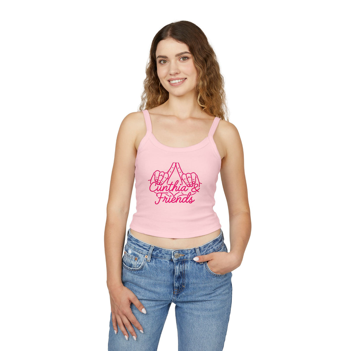 Cunthia & Friends™ Women's Crop Tank | Signature Logo Crop Top