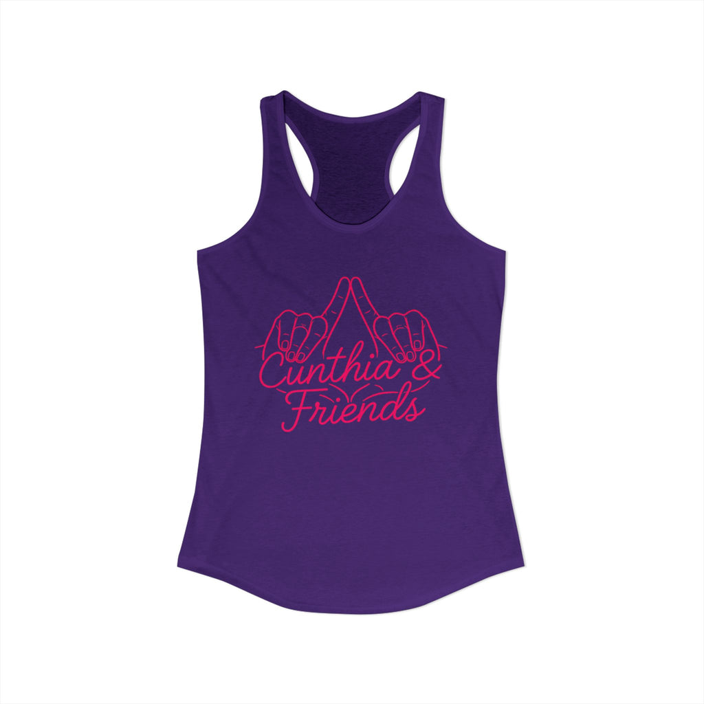 Cunthia & Friends™ Women's Racerback Tank | Signature Logo Tank Top