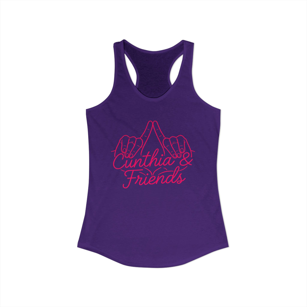 Cunthia & Friends™ Women's Racerback Tank | Signature Logo Tank Top