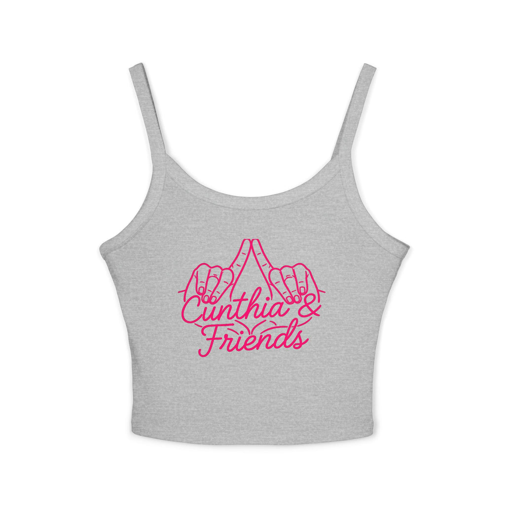 Cunthia & Friends™ Women's Crop Tank | Signature Logo Crop Top