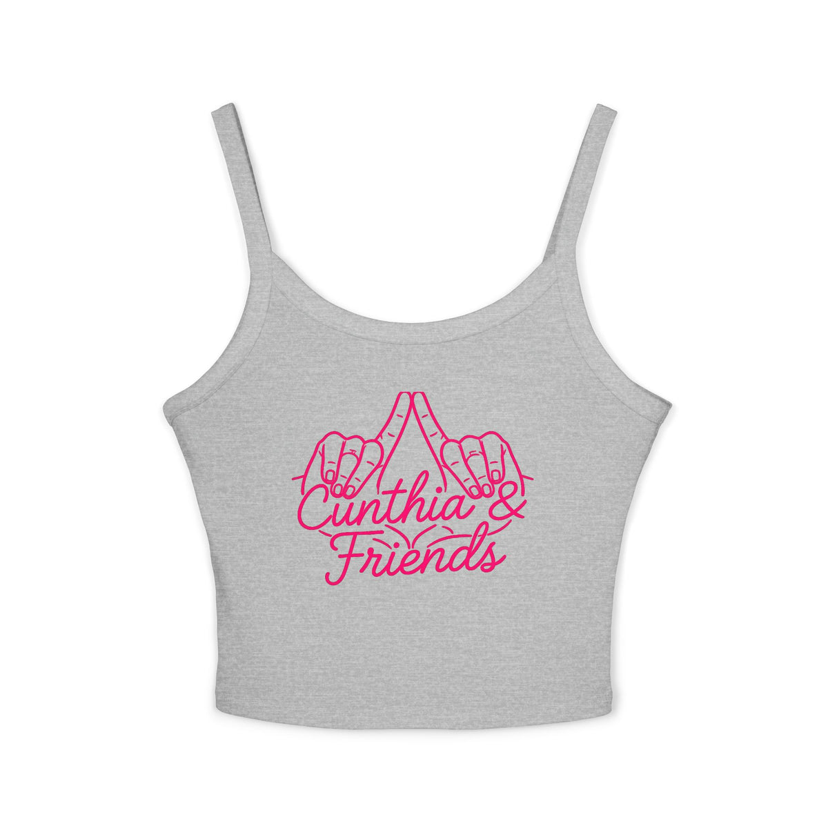 Cunthia & Friends™ Women's Crop Tank | Signature Logo Crop Top