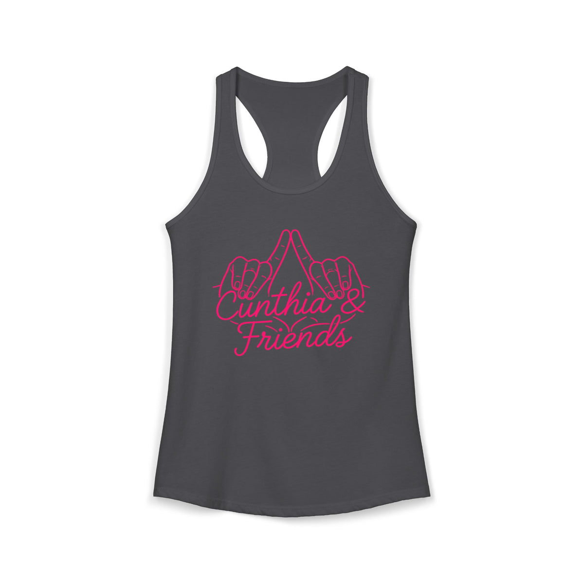 Cunthia & Friends™ Women's Racerback Tank | Signature Logo Tank Top