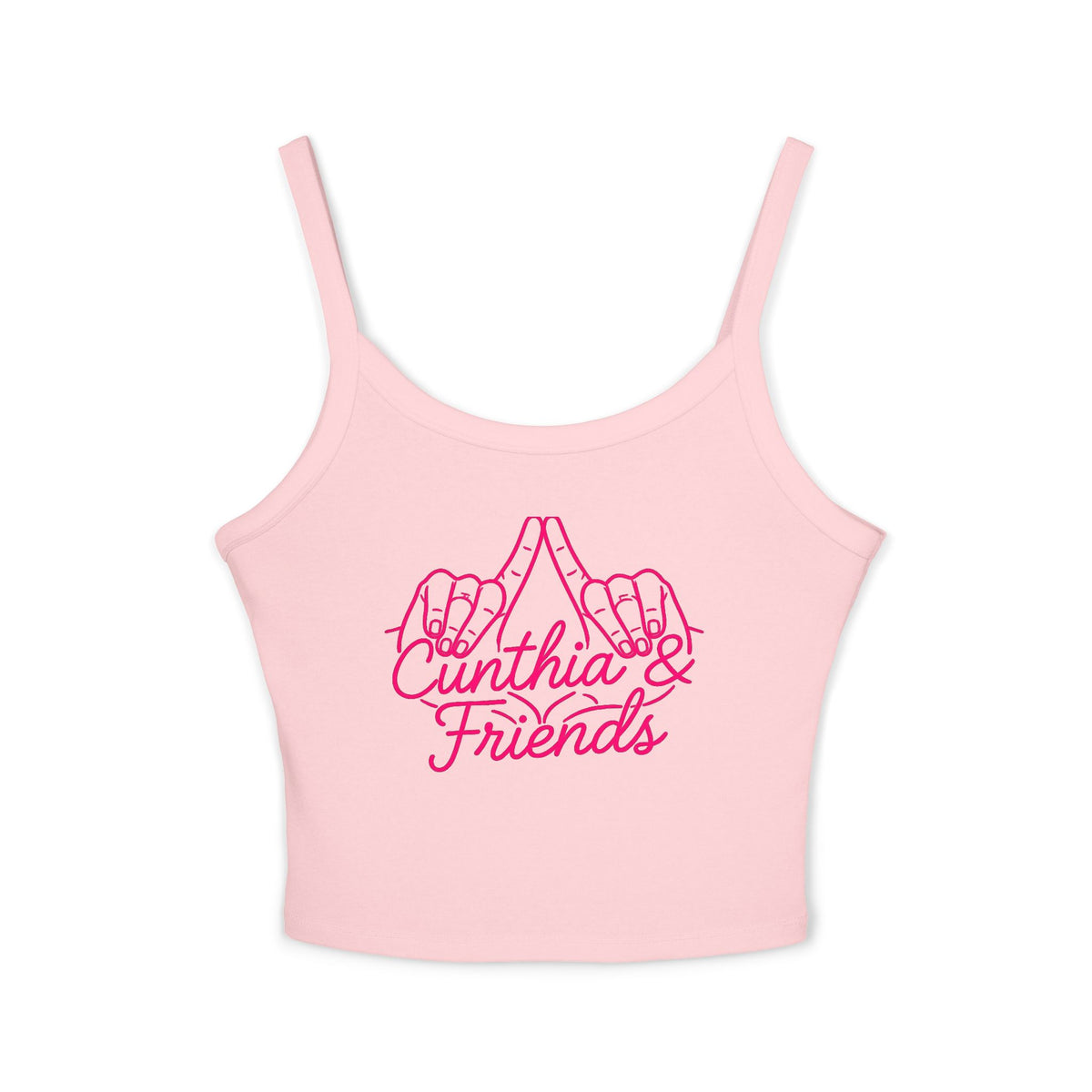 Cunthia & Friends™ Women's Crop Tank | Signature Logo Crop Top