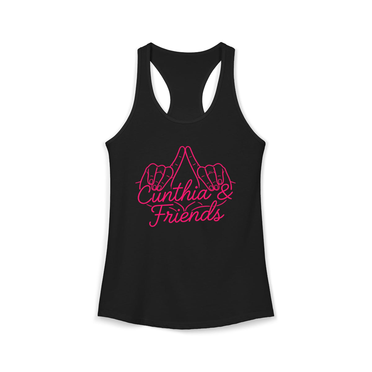 Cunthia & Friends™ Women's Racerback Tank | Signature Logo Tank Top