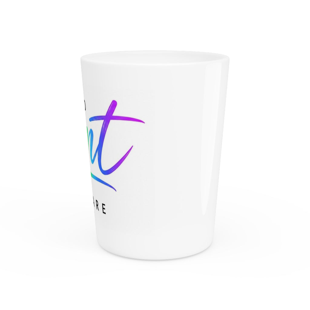 Too Cunt to Care™ Rainbow Ceramic Shot Glass | 1.9 oz