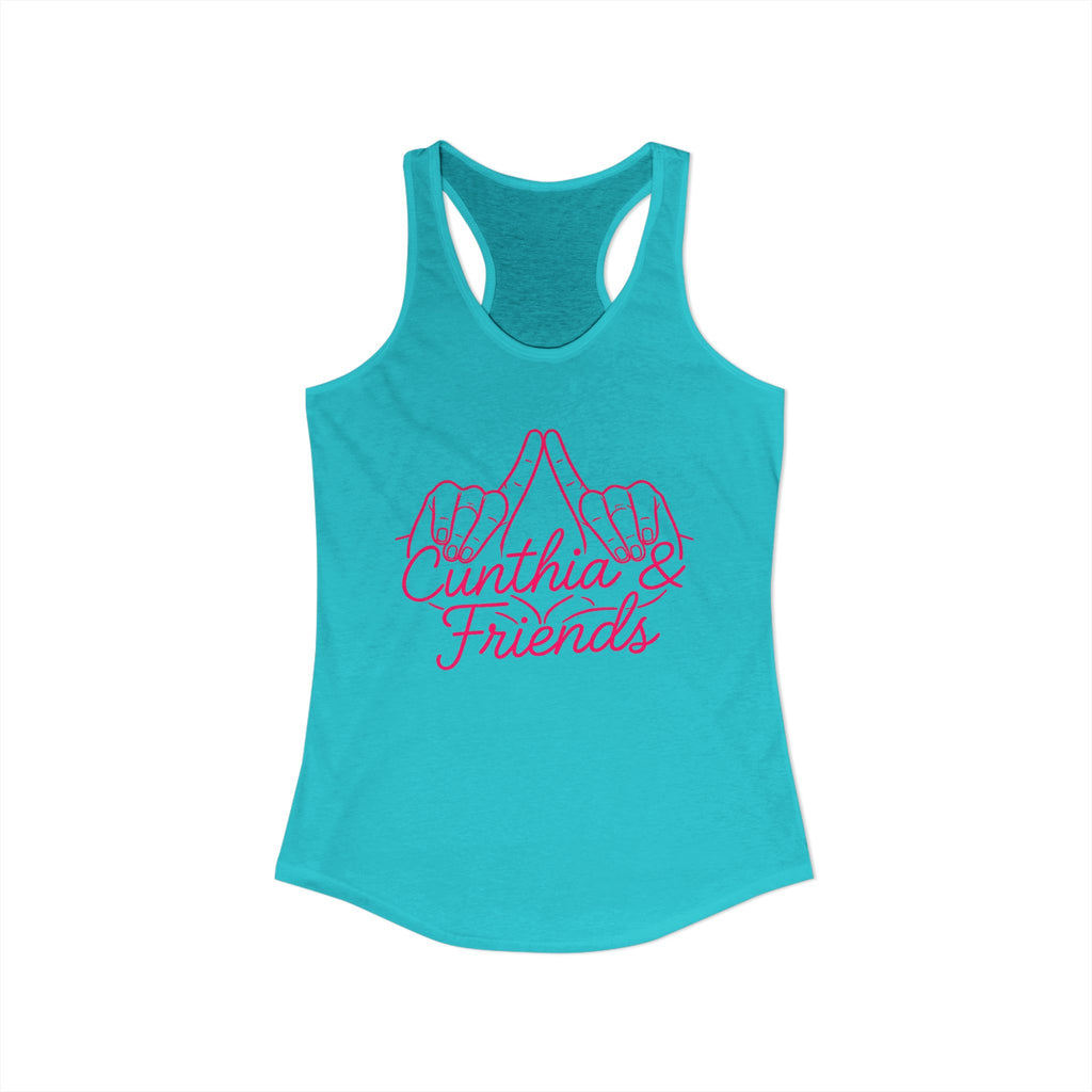 Cunthia & Friends™ Women's Racerback Tank | Signature Logo Tank Top