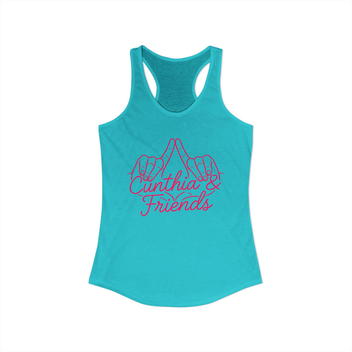 Cunthia & Friends™ Women's Racerback Tank | Signature Logo Tank Top