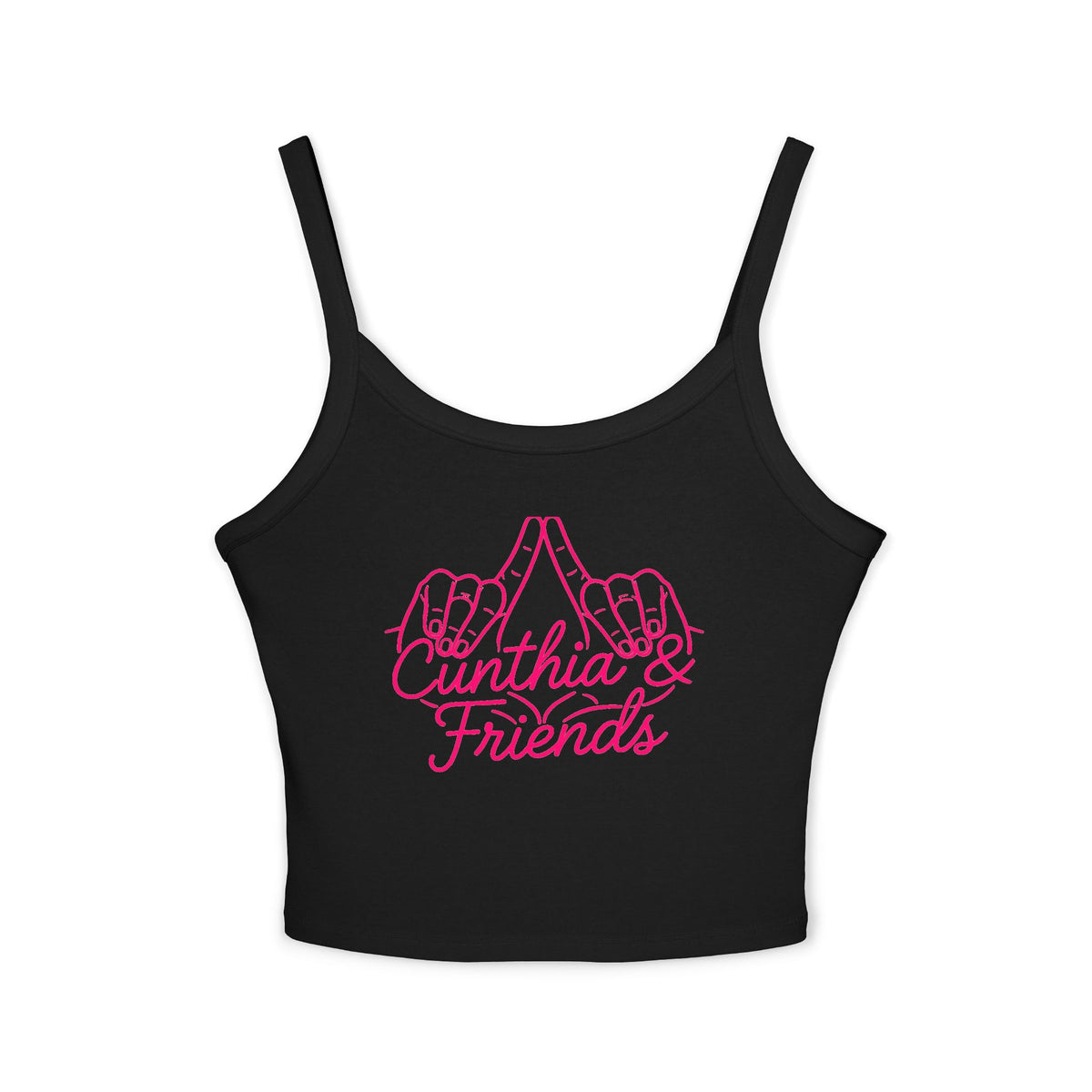 Cunthia & Friends™ Women's Crop Tank | Signature Logo Crop Top