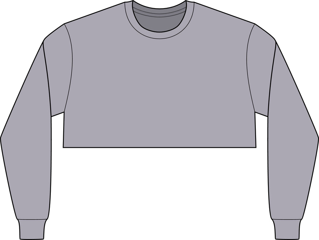 CUNT™ Women's Cropped Fleece Sweatshirt | Signature Script Crewneck