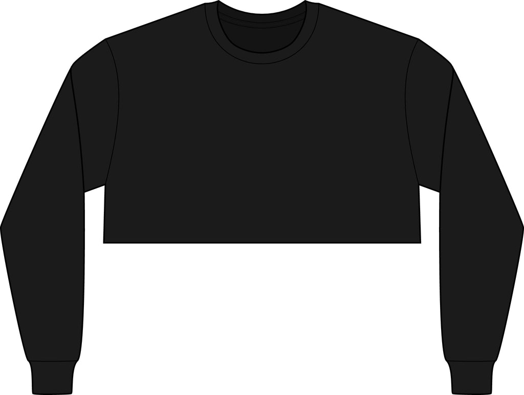 CUNT™ Women's Cropped Fleece Sweatshirt | Signature Script Crewneck