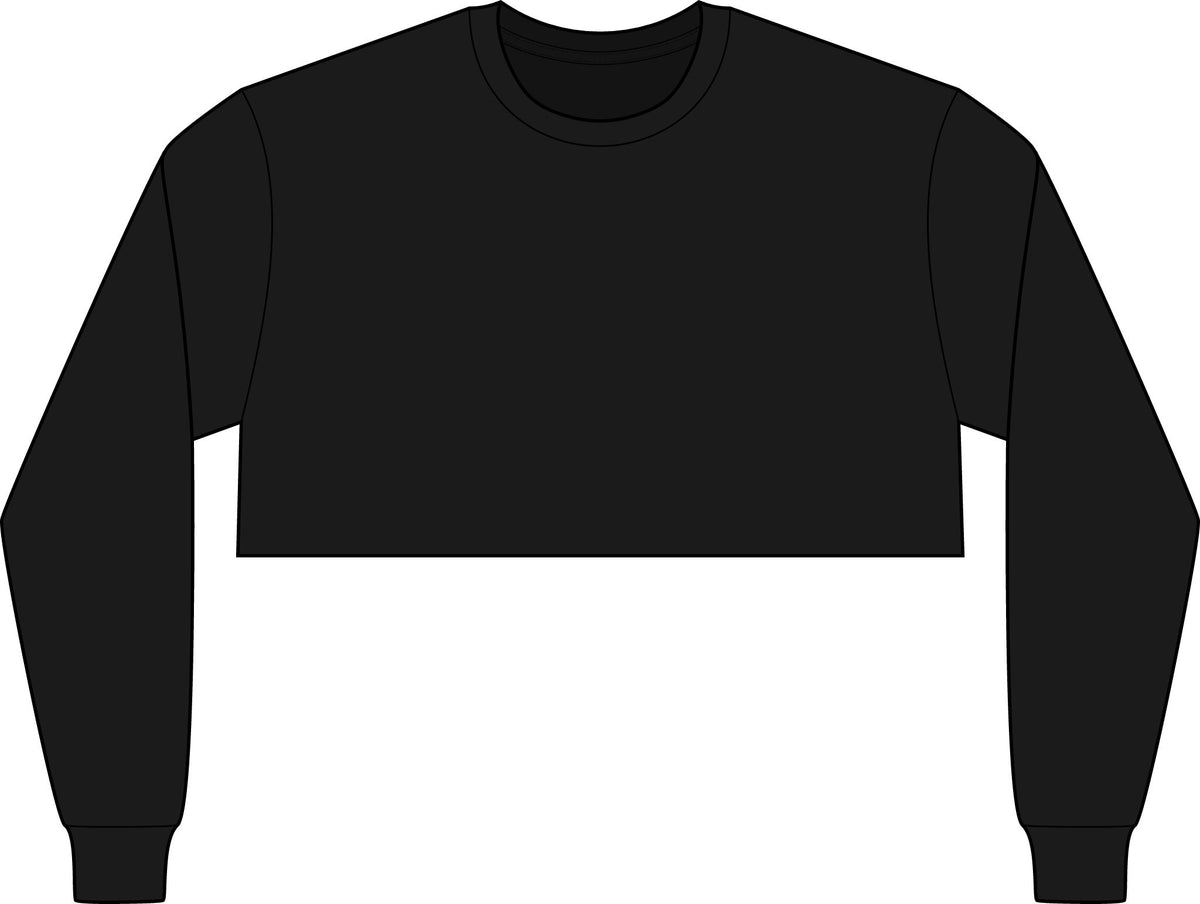 CUNT™ Women's Cropped Fleece Sweatshirt | Signature Script Crewneck