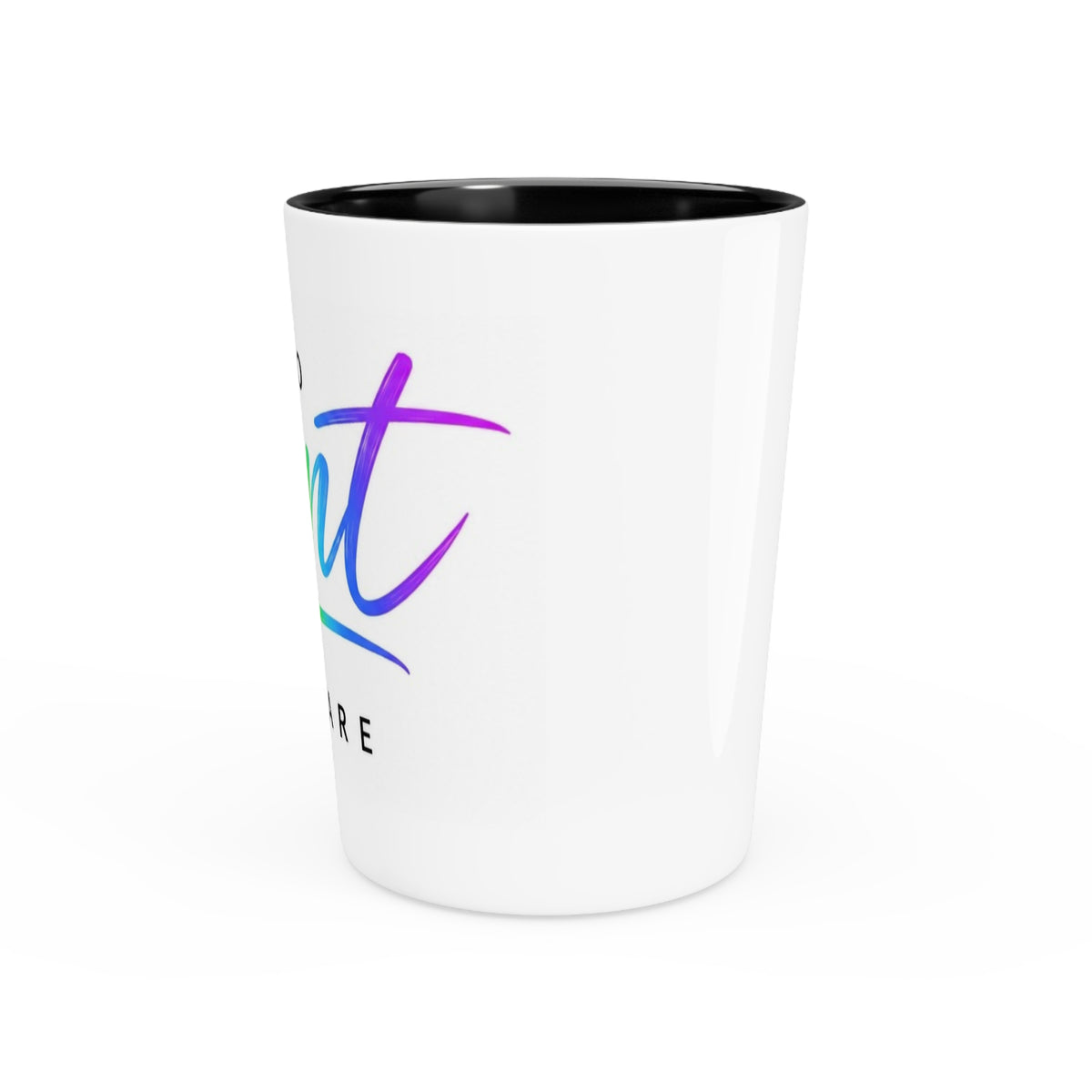 Too Cunt to Care™ Rainbow Ceramic Shot Glass | 1.9 oz
