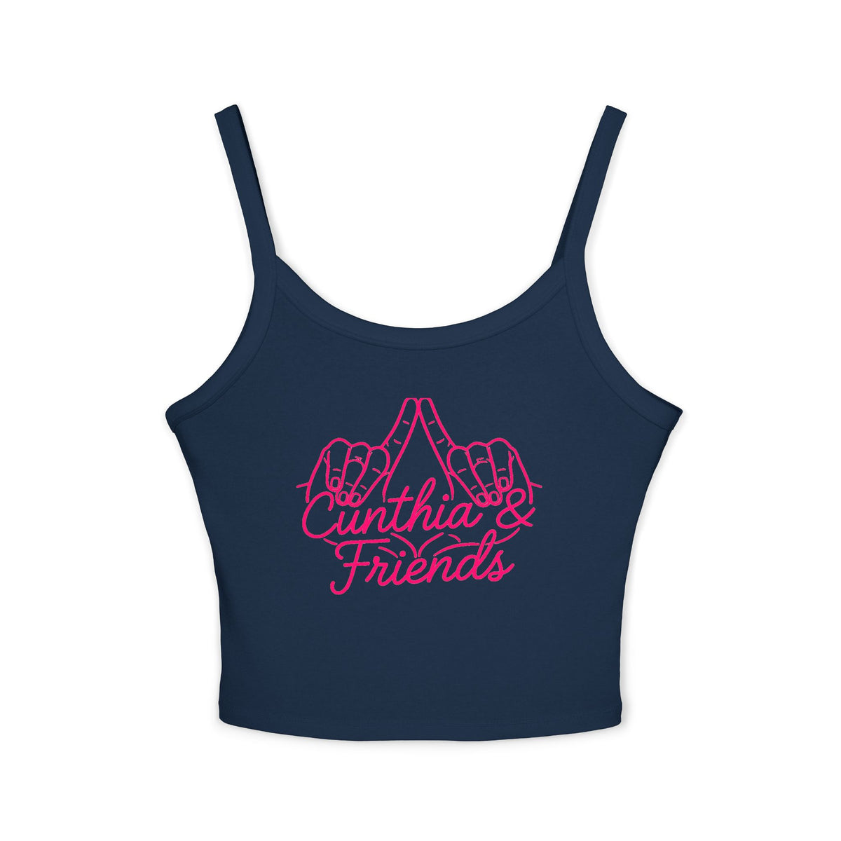 Cunthia & Friends™ Women's Crop Tank | Signature Logo Crop Top