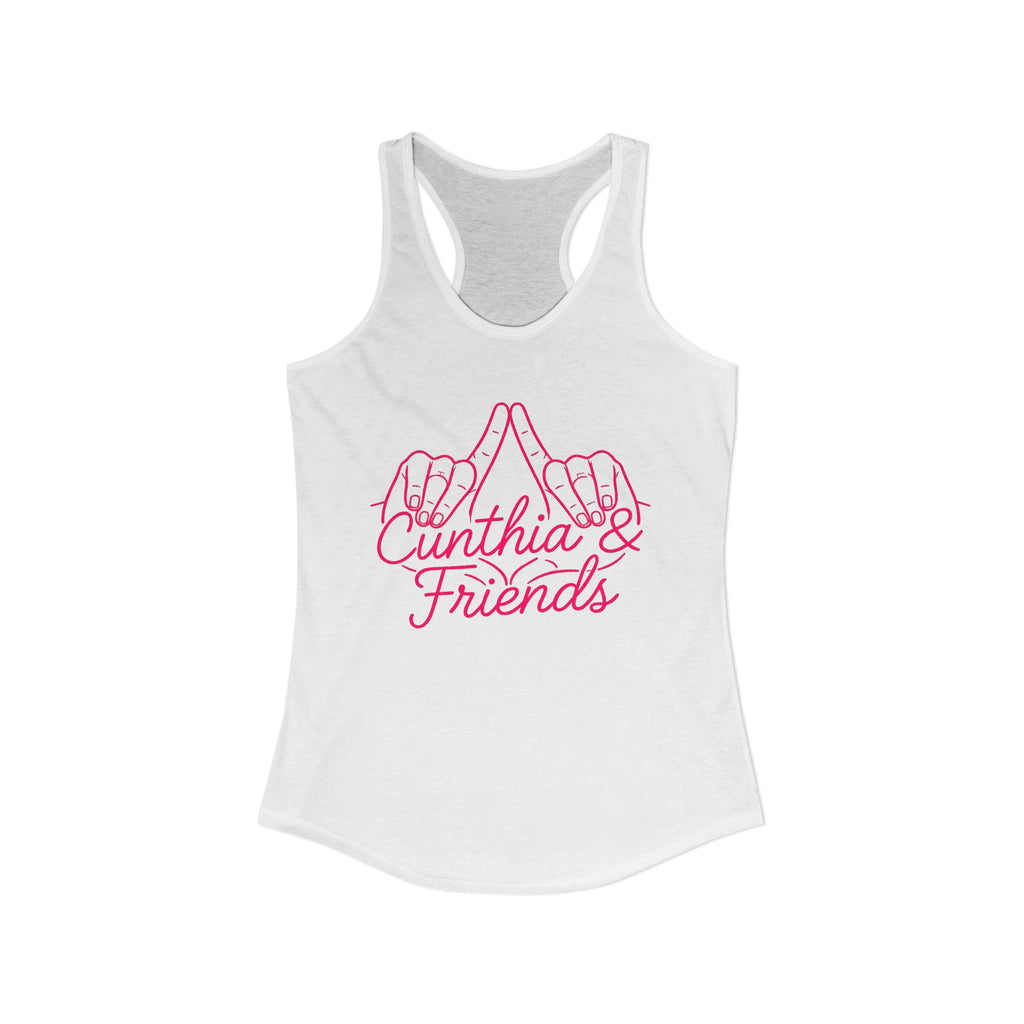 Cunthia & Friends™ Women's Racerback Tank | Signature Logo Tank Top