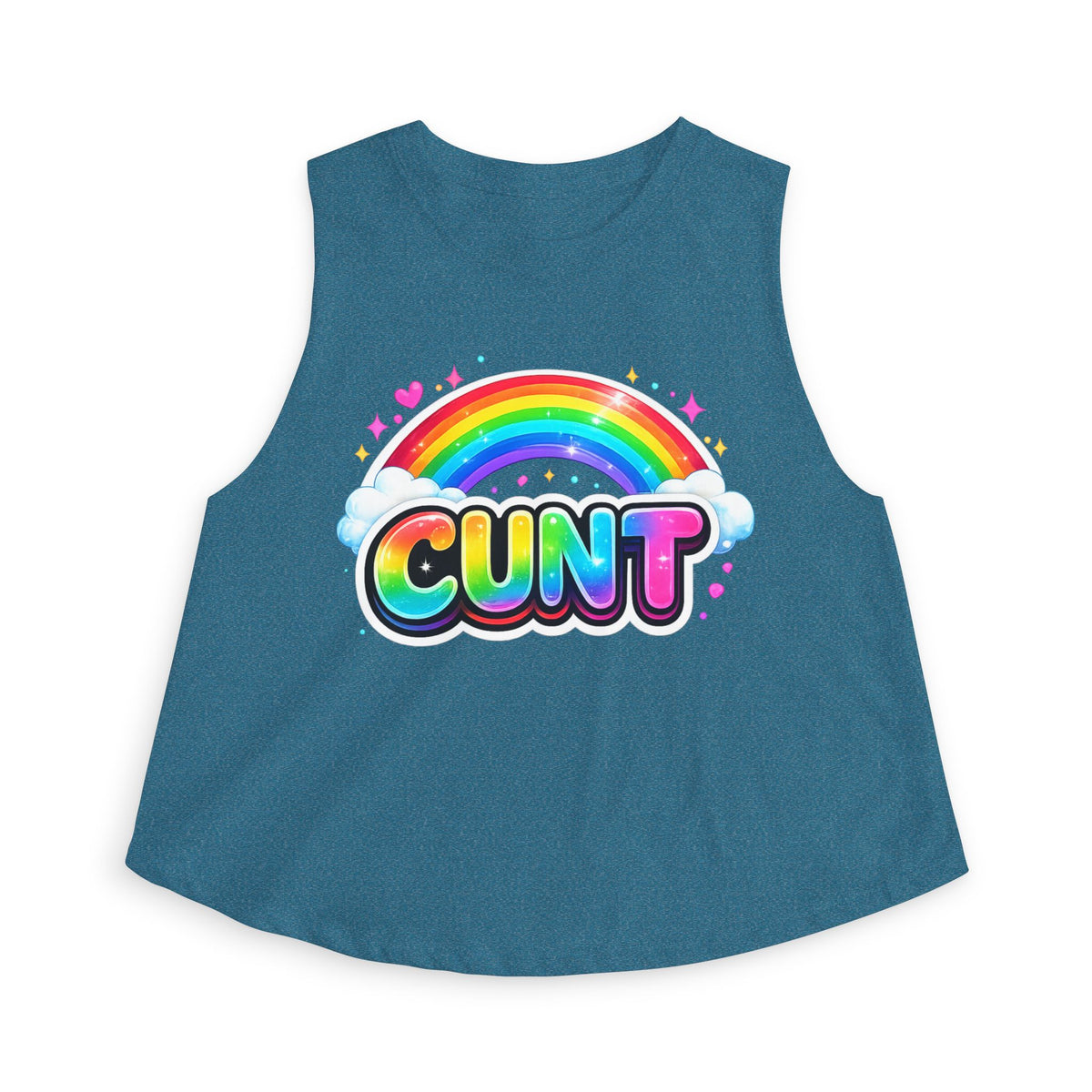 CUNT Pride Crop Tank | Soft Women's Crop Top