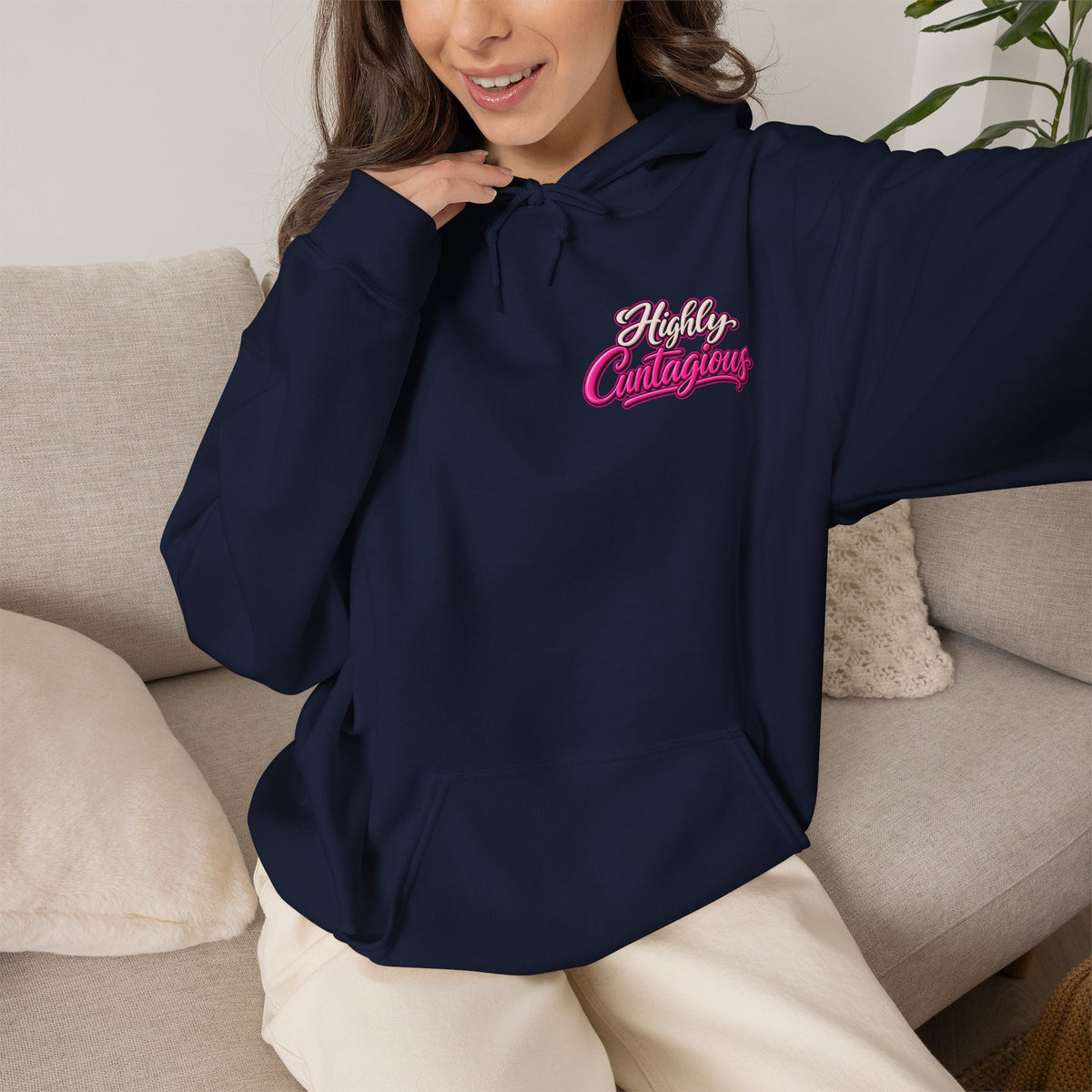 Highly Cuntagious Unisex Hoodie | Cunthia & Friends