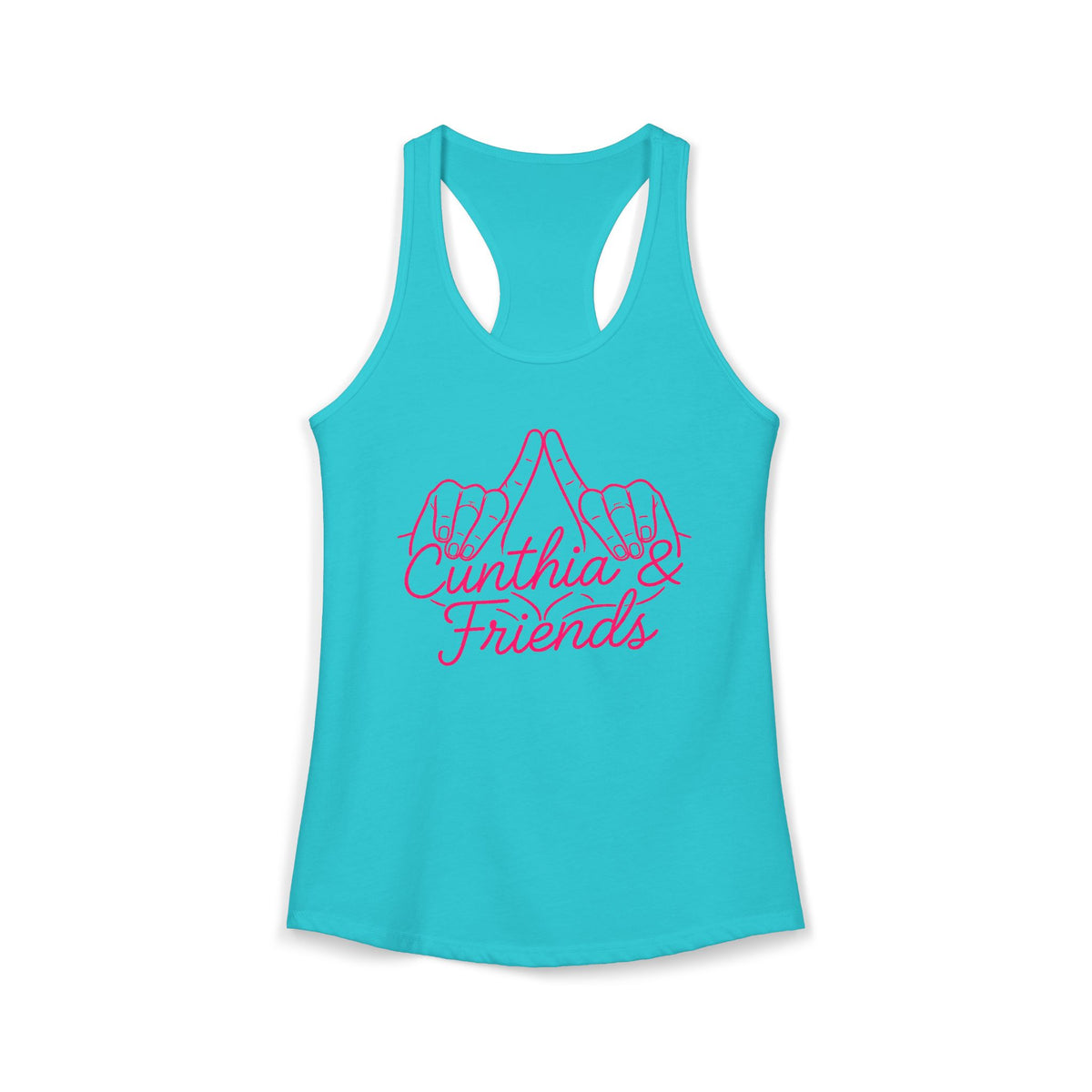 Cunthia & Friends™ Women's Racerback Tank | Signature Logo Tank Top