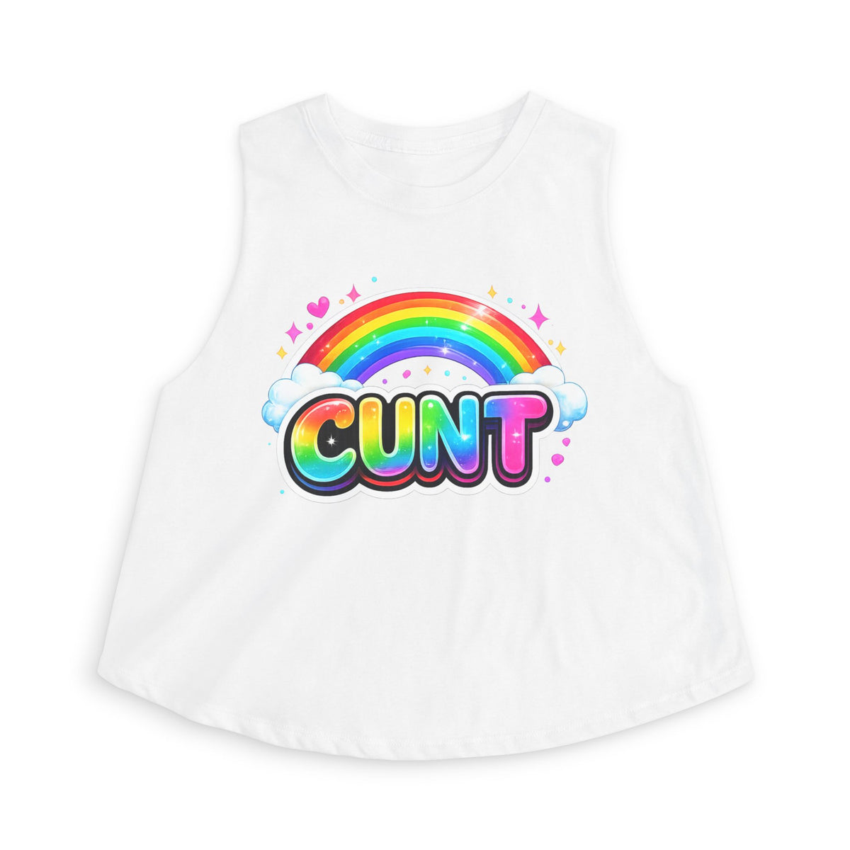 CUNT Pride Crop Tank | Soft Women's Crop Top